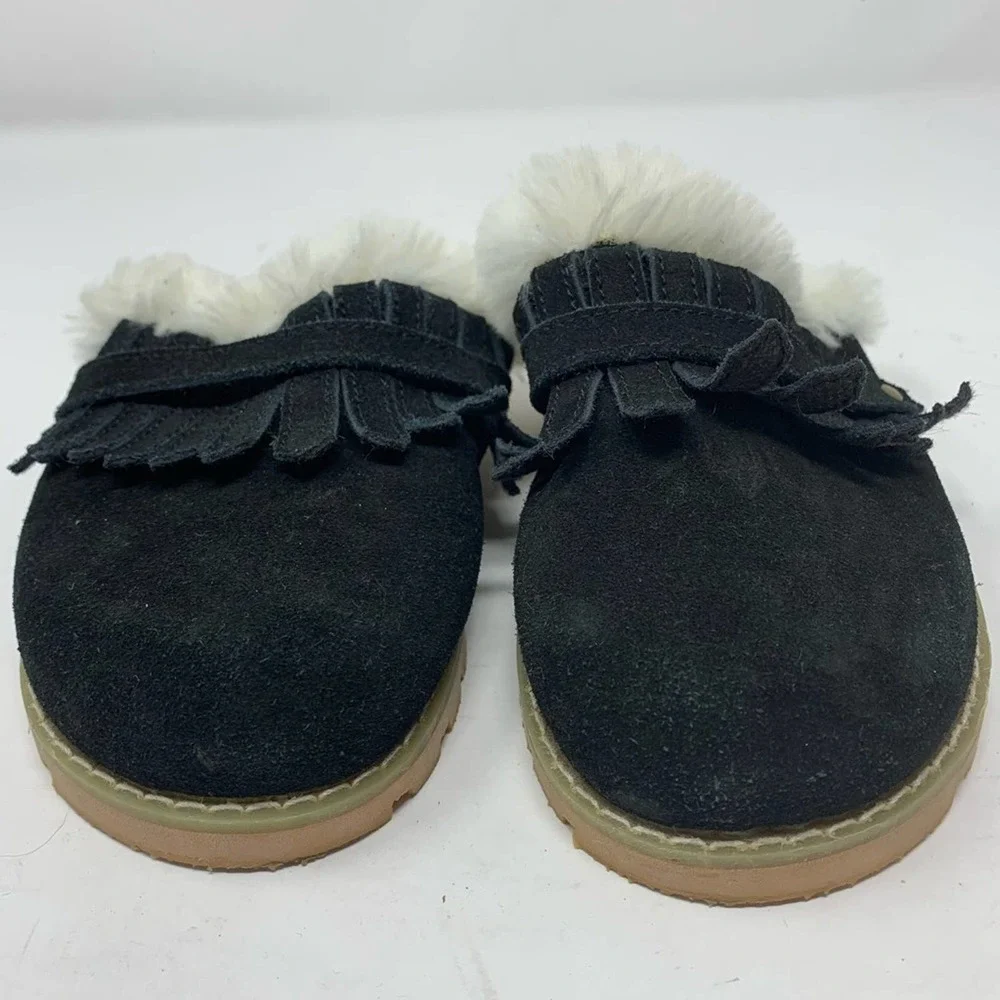 L’amour leather‎ scuff slipper size 2